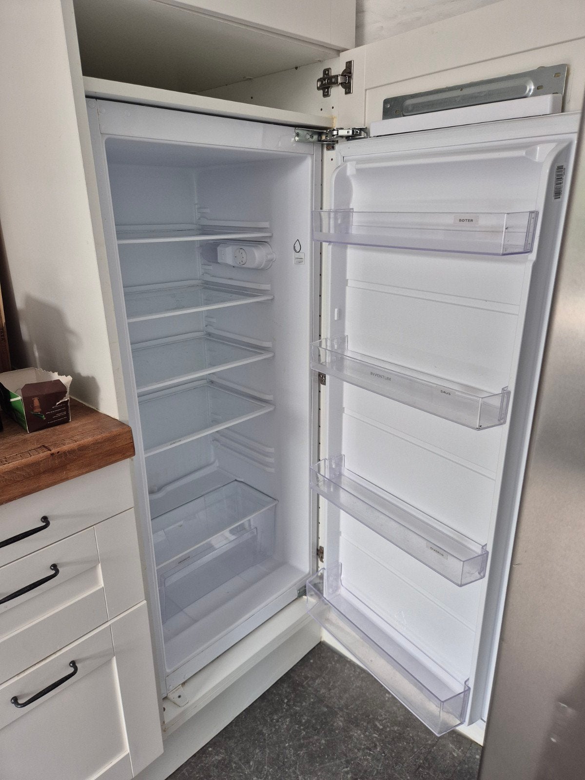 Inventum inbouwkoelkast - 123cm hoog, 54cm breed, Witgoed en Apparatuur, Ophalen, 120 tot 140 cm, 45 tot 60 cm, Zonder vriesvak