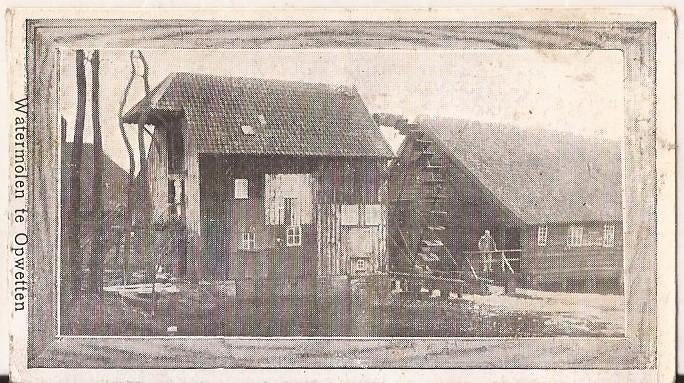 Verzamelplaatje Opwetten Watermolen vh J.P Coelingh Deventer, Gebruikt, Overige typen, Ophalen of Verzenden, Nvt