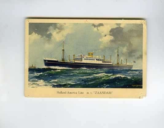 scheepvaart-foto/kaart-HAL.zaandam 1938, Verzamelen, Scheepvaart, Ophalen of Verzenden, Zo goed als nieuw, Boek of Tijdschrift