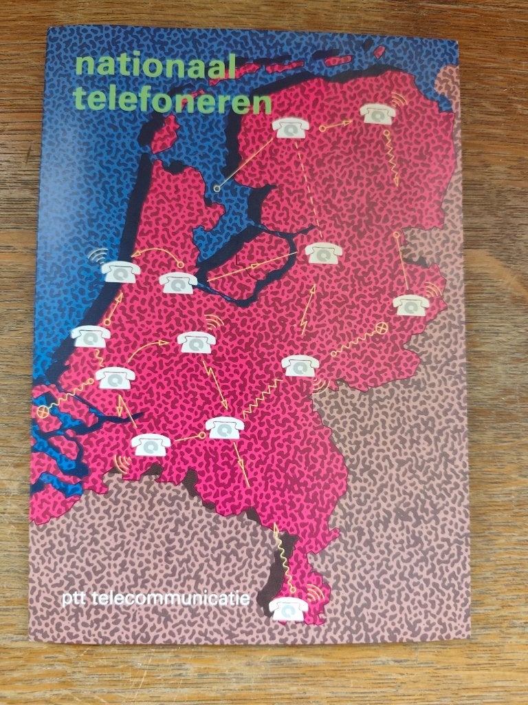 Boekje nationaal telefoneren ptt telecommunicatie, Ophalen, Zo goed als nieuw