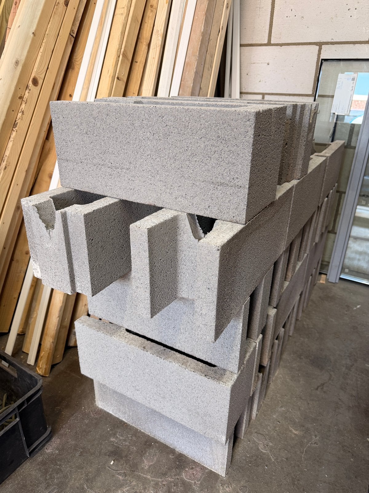 Bia holle stapelblokken 52 stuks, Ophalen, Nieuw, Beton