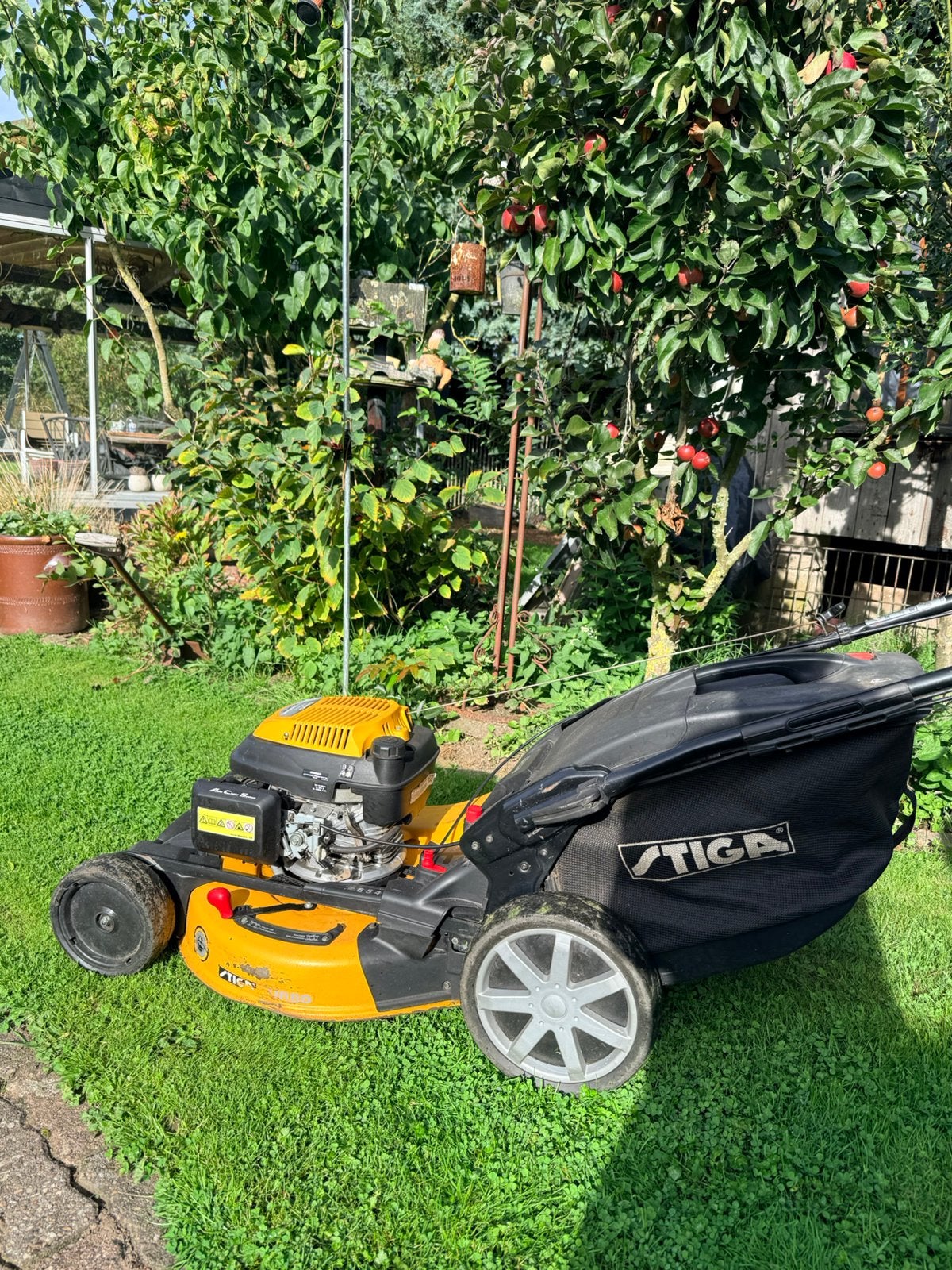 Stiga 4 in 1 55cm, Tuin en Terras, Ophalen, Zo goed als nieuw, 50 cm of meer