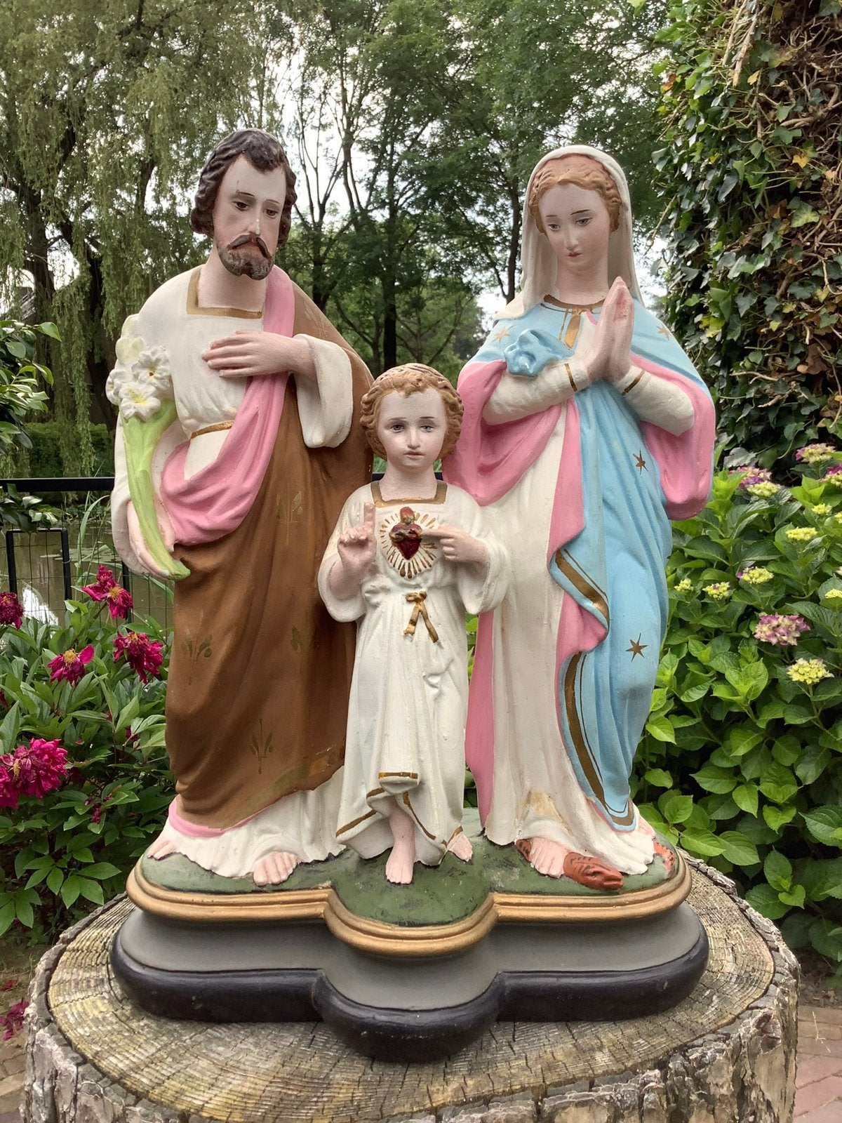 Prachtig Frans Heiligenbeeld ❤️ Heilige Familie, Ophalen of Verzenden