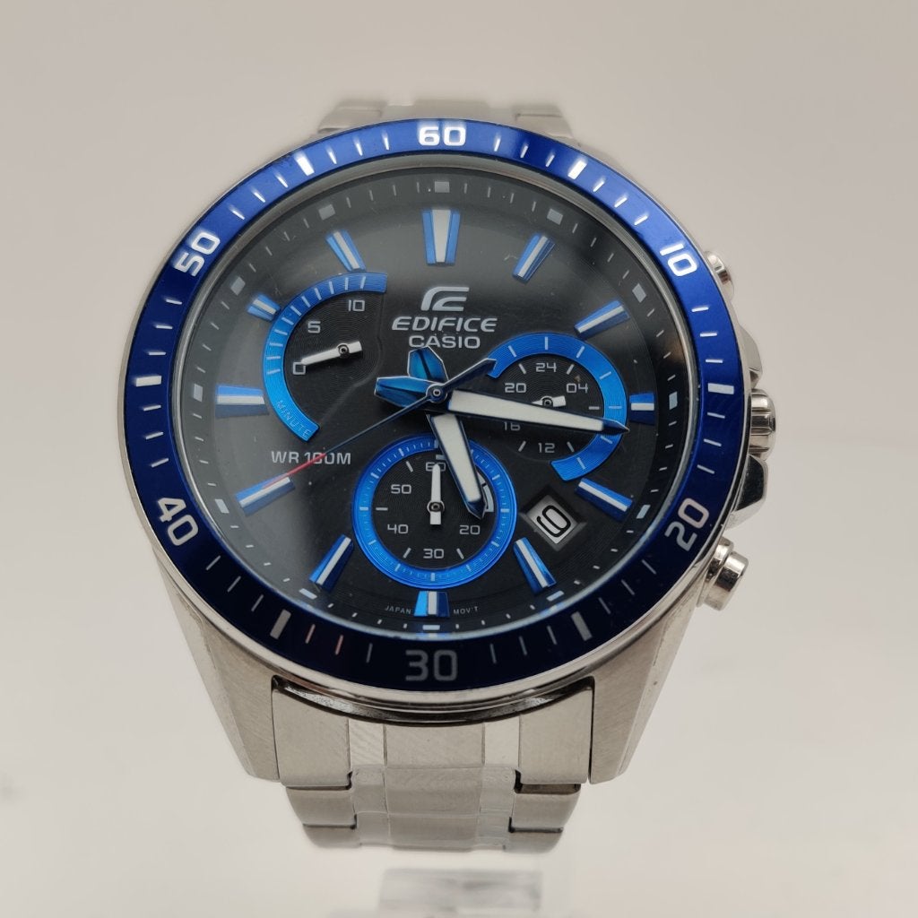 Casio Edifice Horloge nu voor: €89.99, Staal, C, Ophalen of Verzenden, Zo goed als nieuw