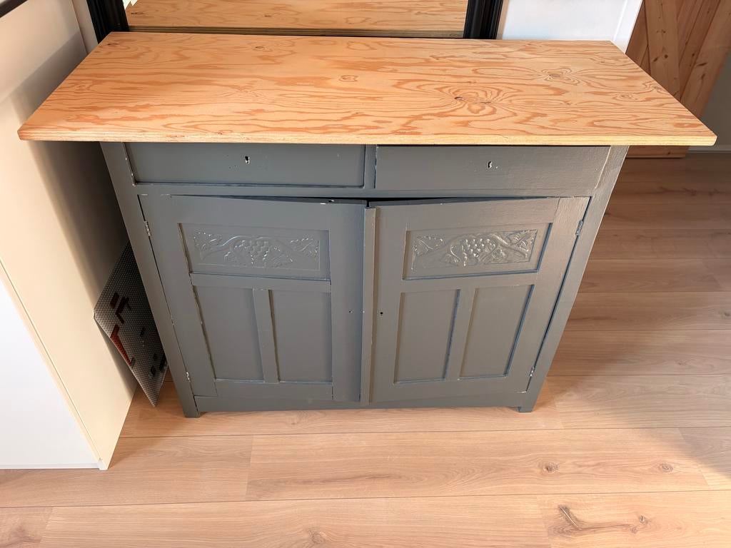Oud brocant kastje, omgebouwd tot commode, Antiek en Kunst, Antiek | Meubels | Kasten, Ophalen