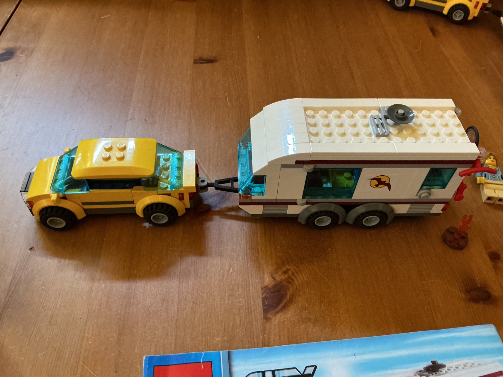 LEGOSET 4435 CARAVAN EN  AUTO EN FIETS, Lego, Ophalen of Verzenden, Compleet, Complete set