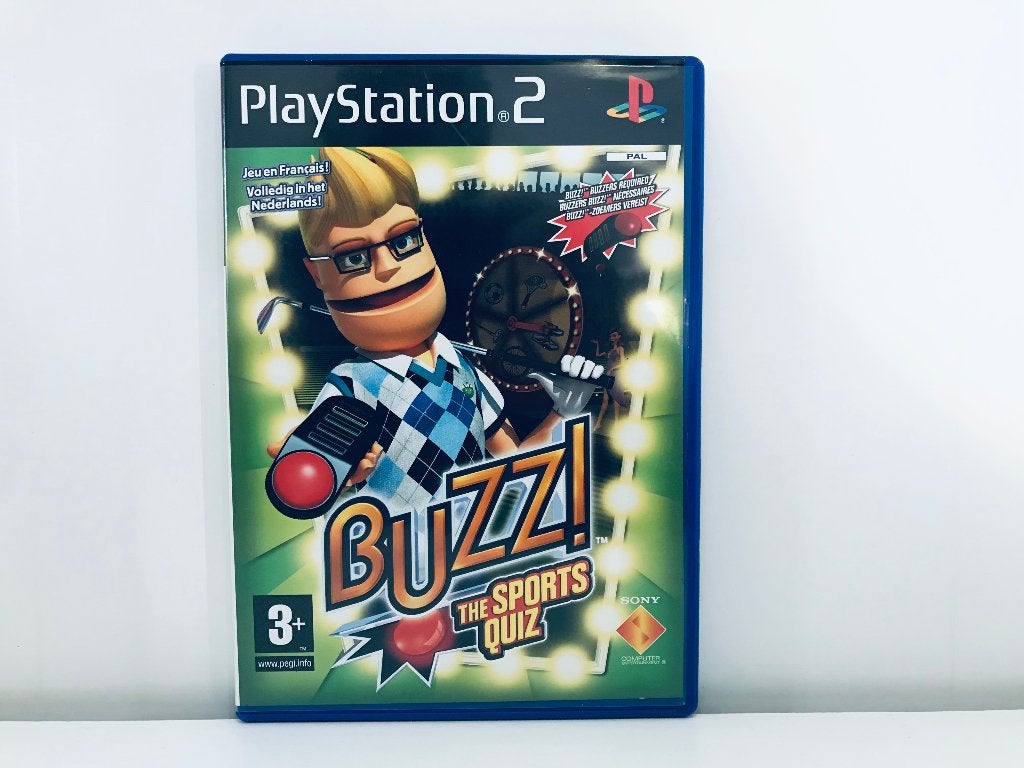 PS2 - Buzz! The Sports Quiz, Ophalen of Verzenden, Zo goed als nieuw, Sport, 3 spelers of meer