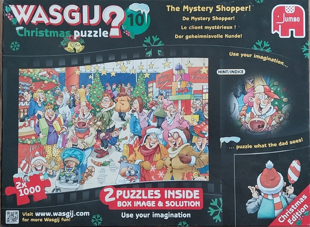 Wasgij  puzzel The Mystery Shopper (C, 10), Ophalen of Verzenden, 500 t/m 1500 stukjes, Zo goed als nieuw, Legpuzzel