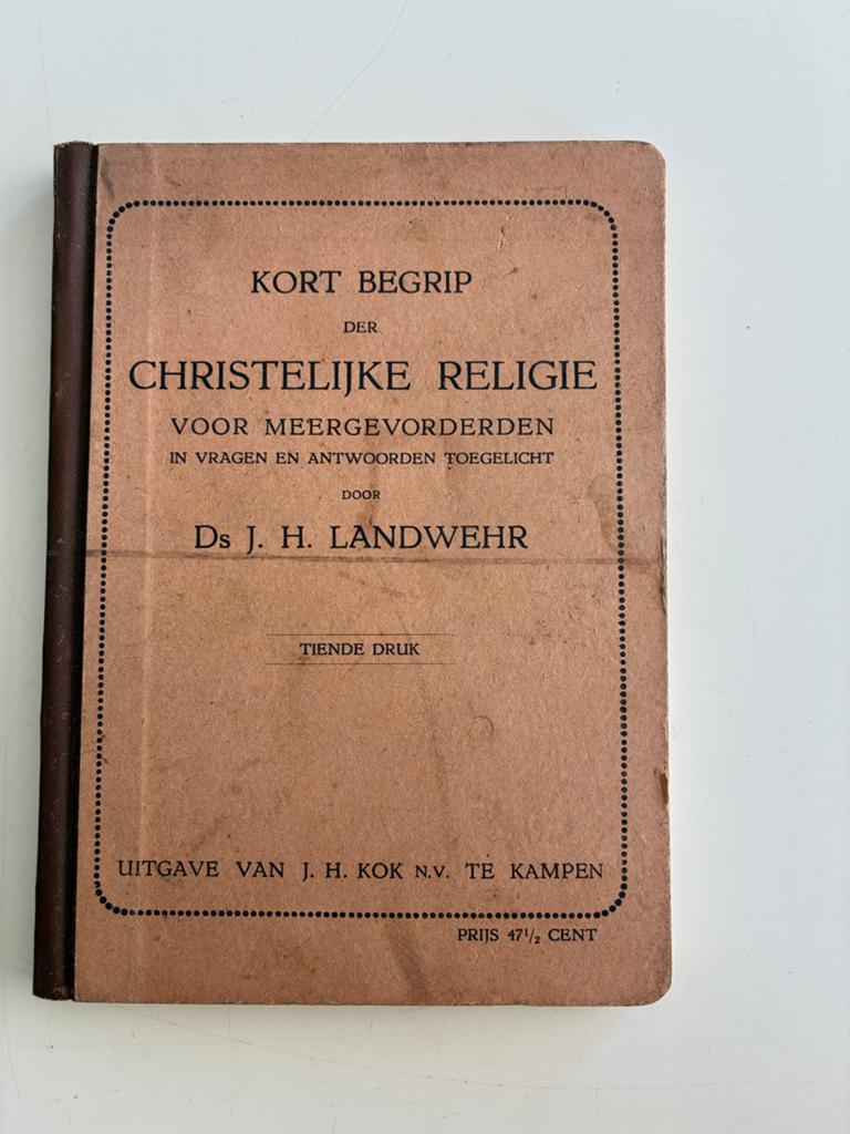 Kort Begrip der Christelijke Religie - Ds J.H. Landwehr, Ophalen of Verzenden, Gelezen, Christendom | Protestants