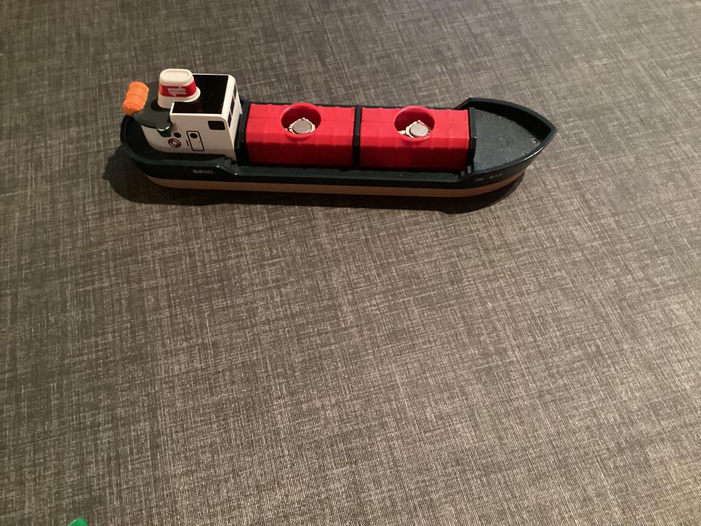 Brio vrachtboot, Kinderen en Baby's, Speelgoed | Houten speelgoed, Ophalen, Zo goed als nieuw