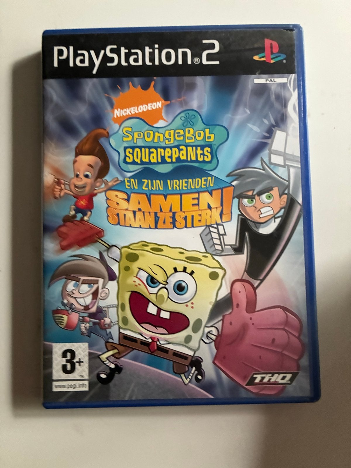 SpongeBob SquarePants en zijn vrienden staan sterk PS2, Avontuur en Actie, Gebruikt, 1 speler, Ophalen of Verzenden