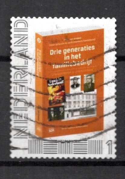 gestempelde zegel. Persoonlijke: Leesboek, Postzegels en Munten, Postzegels | Nederland, Ophalen of Verzenden, Na 1940, Gestempeld