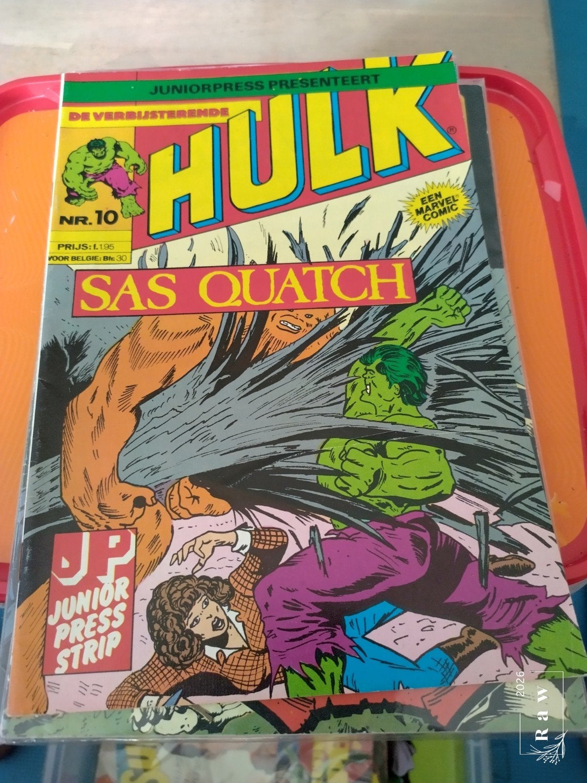 De Verbazende Hulk Nr. 10 - Juniorpress Strip, Boeken, Ophalen of Verzenden