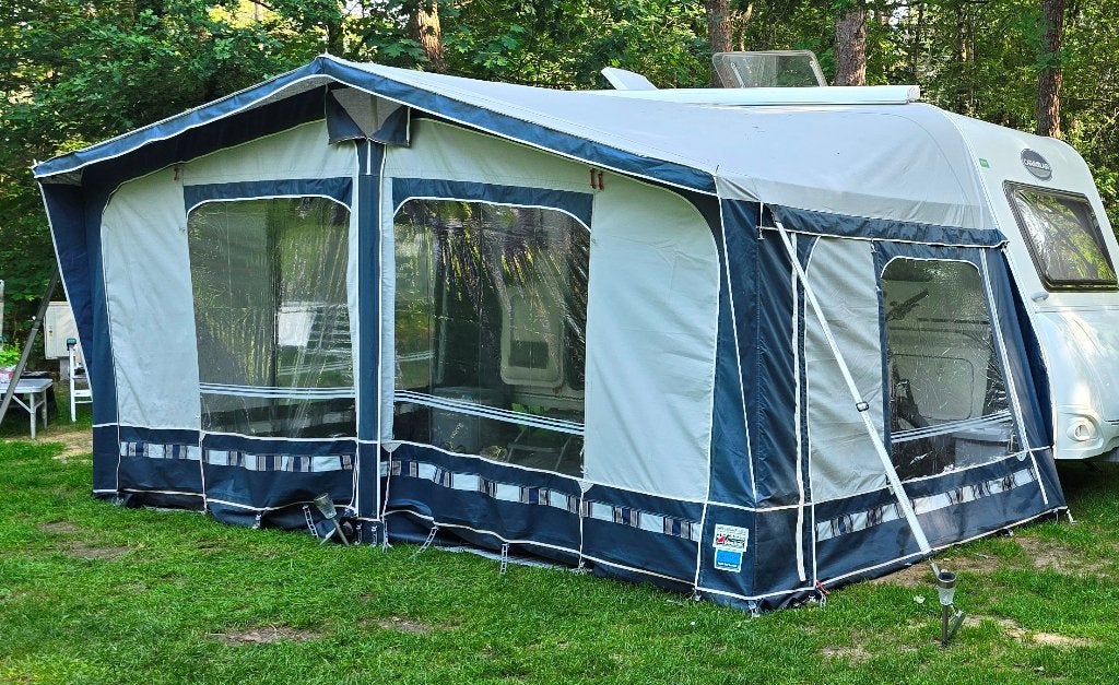 Obelink TenCate voortent maat 9 (850-875 cm) 270 diep, Ophalen, Gebruikt, Ten Cate All Season 240g/m2, Overige merken