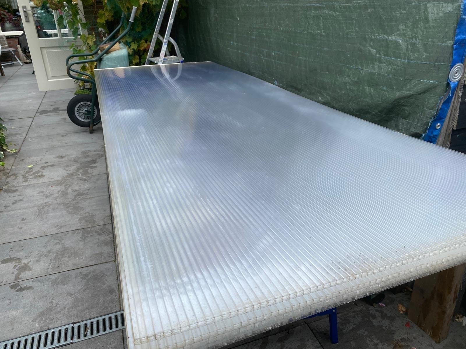 Transparante Polycarbonaat Platen - 10 mm Dikte, Doe-het-zelf en Verbouw, Ophalen, Gebruikt, Overige materialen, Minder dan 20 mm