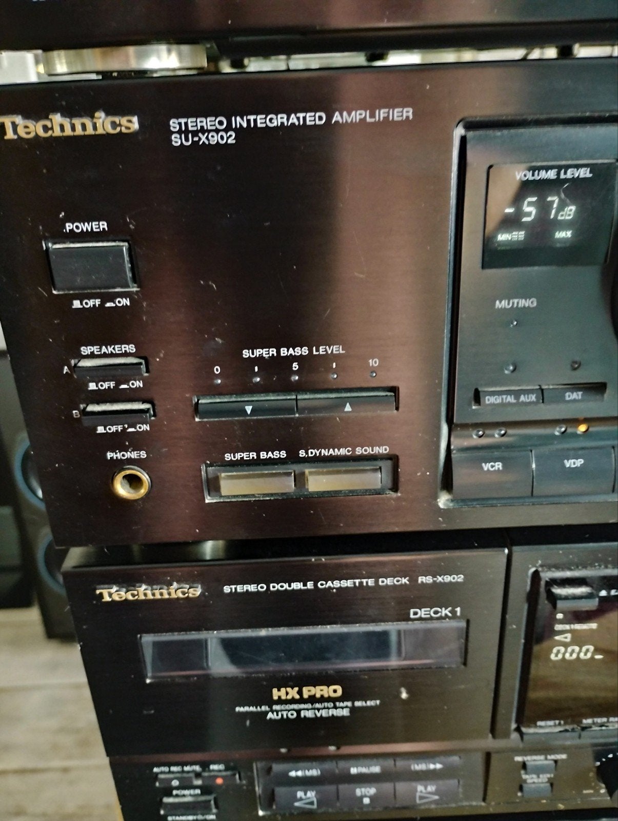 Foto 4 van Vintage Technics SU-X902 midi set New Class A 90's Top staat