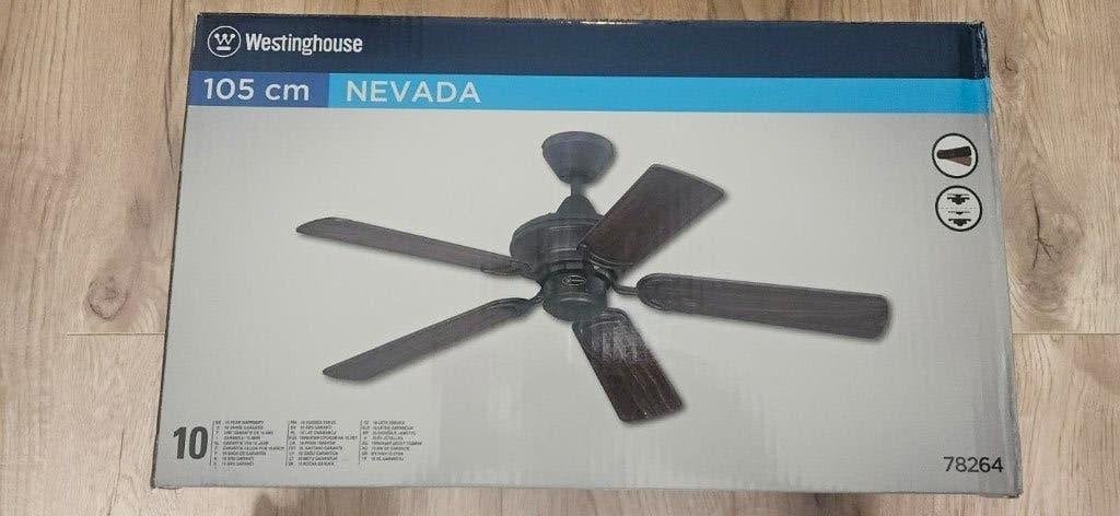 Plafondventilator - Westinghouse Nevada NIEUW in doos, Ophalen, Nieuw, Plafondventilator