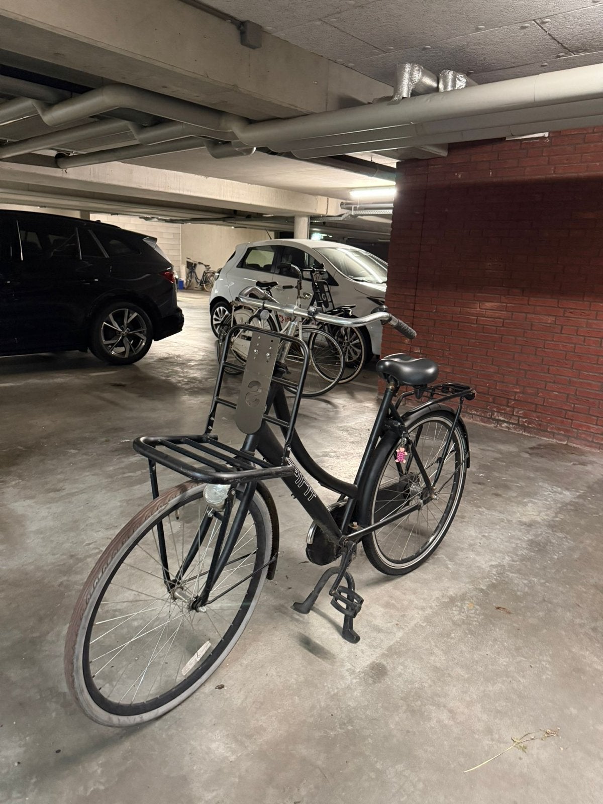 Spirit transportfiets met voordrager - Zwart, Terugtraprem, Versnellingen, Ophalen, Overige merken