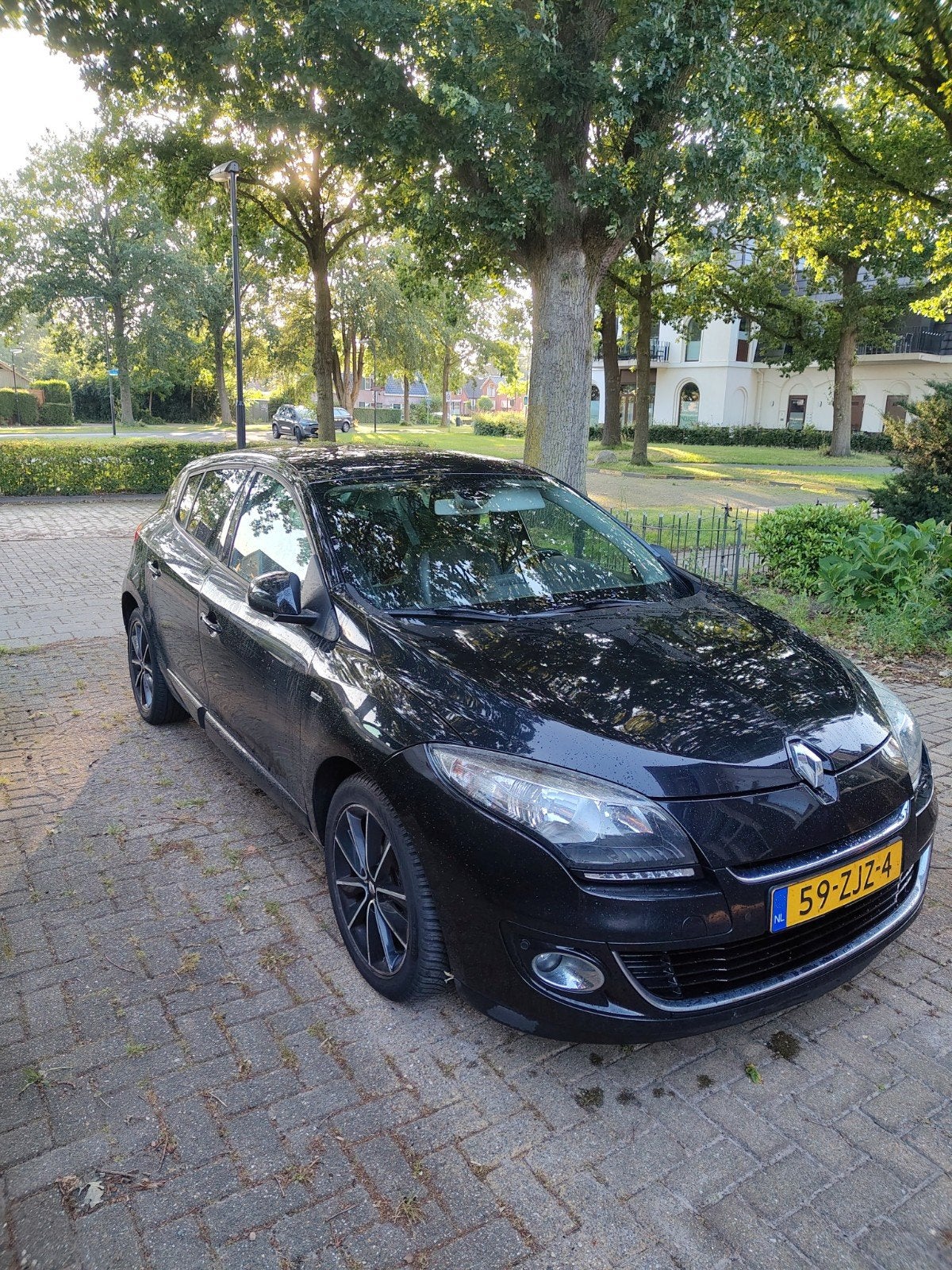 Renault Mégane 1.5 DCI 81KW HB 2012 Zwart, Auto's, Renault, 4 cilinders, Zwart, Origineel Nederlands, Particulier