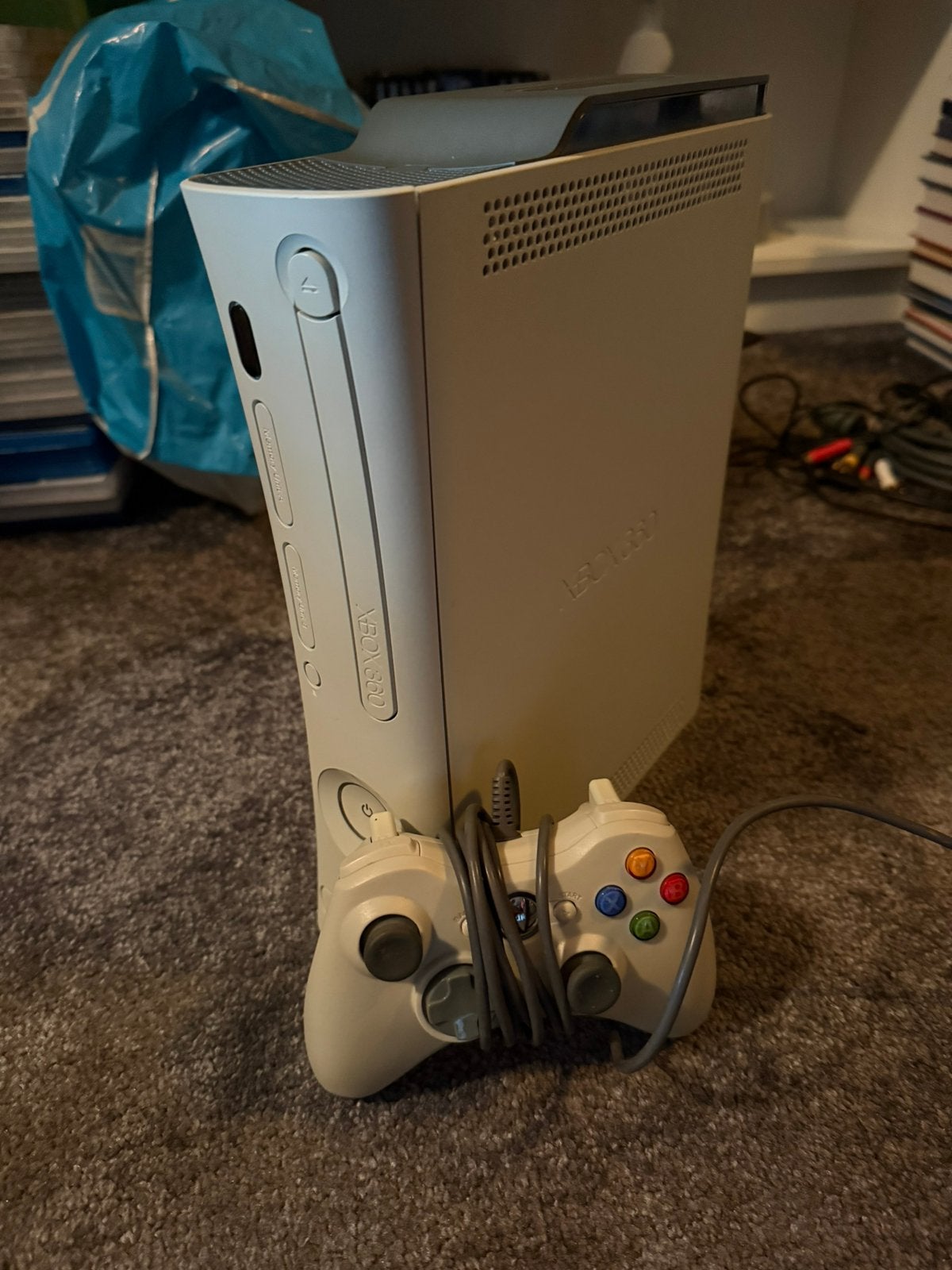 Xbox 360 20gb + backup speelbare optie, Met games, Zo goed als nieuw, Met 1 controller, 20 GB