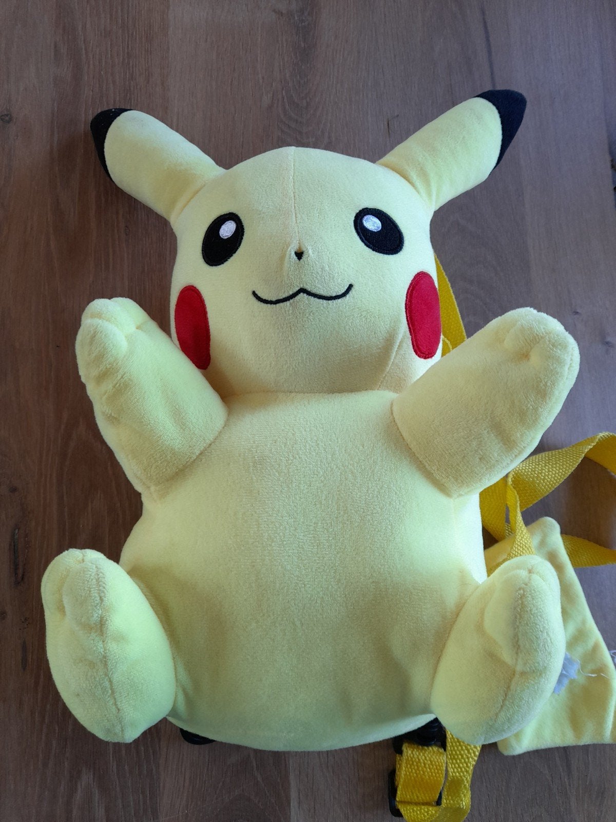 Pikachu knuffel rugzak - Pokémon, Gebruikt, Overige merken, Geel, Overige typen