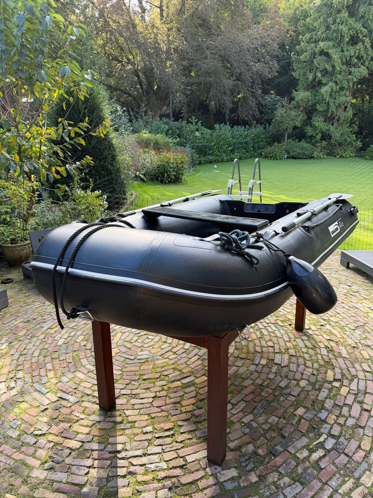Nimarine Rhino MX-290/0AL rubberboot met Suzuki 6PK motor, Ophalen, Aluminium, Gebruikt, 6 pk