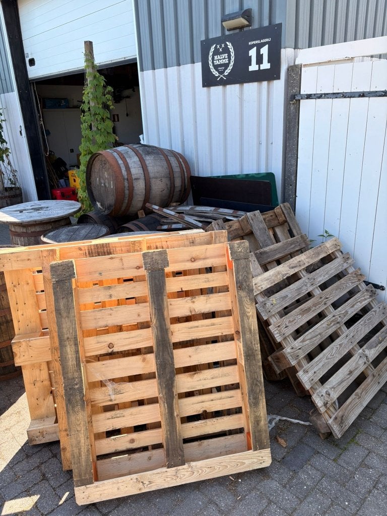 Gratis af te halen: Diverse houten pallets, Ophalen, Gebruikt, Minder dan 25 mm, Pallet