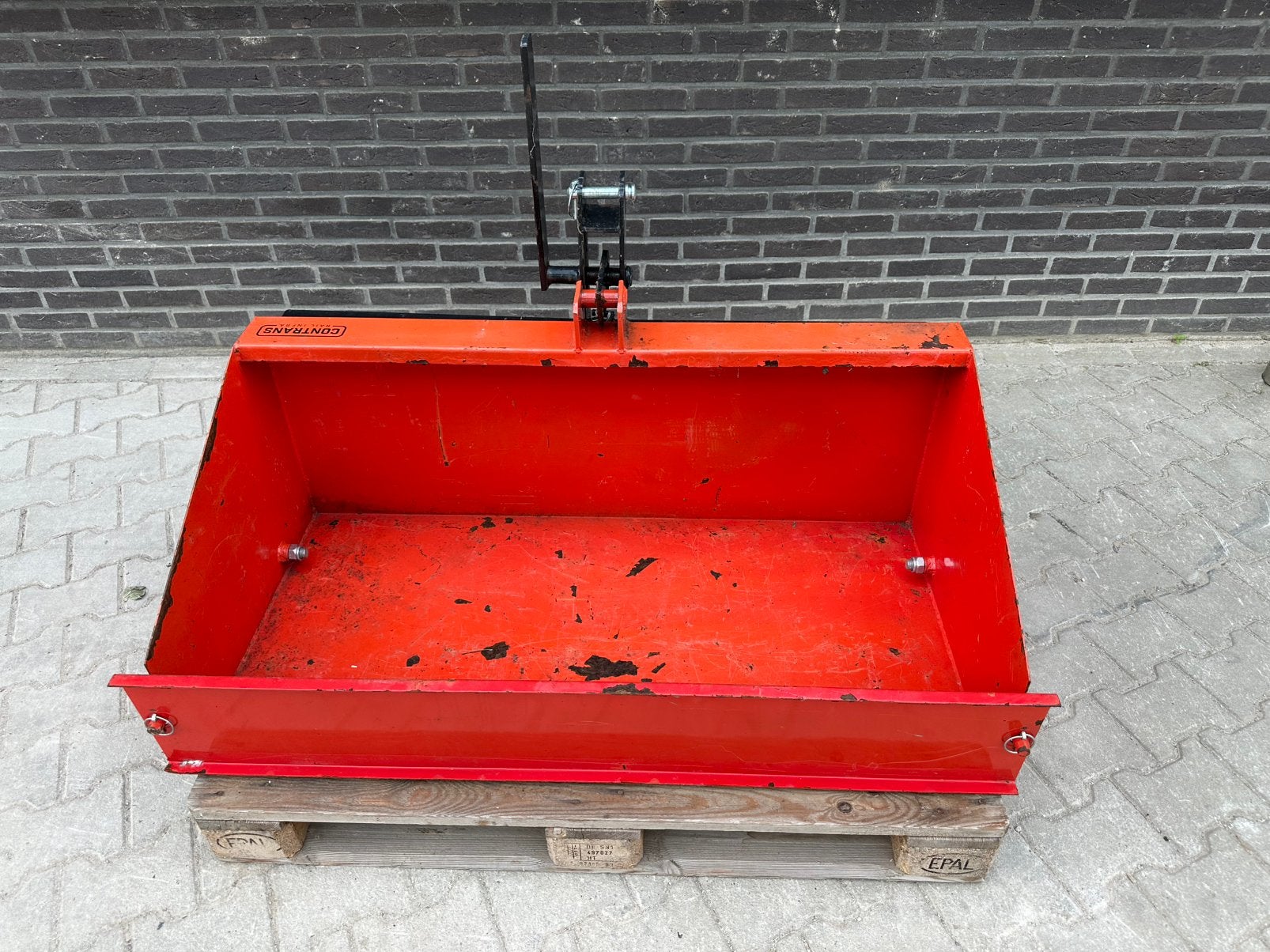 Grondbak / Kiepbak minitrekker 120 cm, Ophalen of Verzenden, Gebruikt