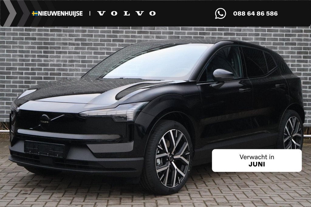 Volvo EX30 P5 Long Range Plus Black Edition Europa 69 kWh Go, Auto's, Volvo, Automaat, Achterwielaandrijving, Leder en Stof, Nieuw