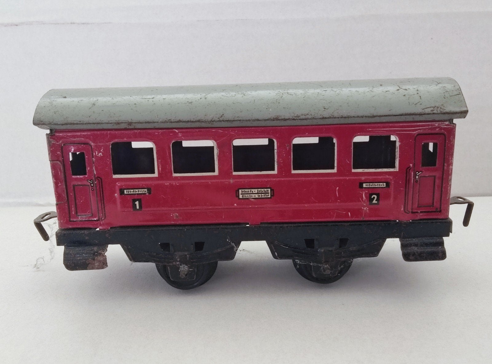 Bub Spoor 0 Passagierswagons - Vintage Treinmodel, Overige merken, Gebruikt, Gelijkstroom of Wisselstroom, Wagon