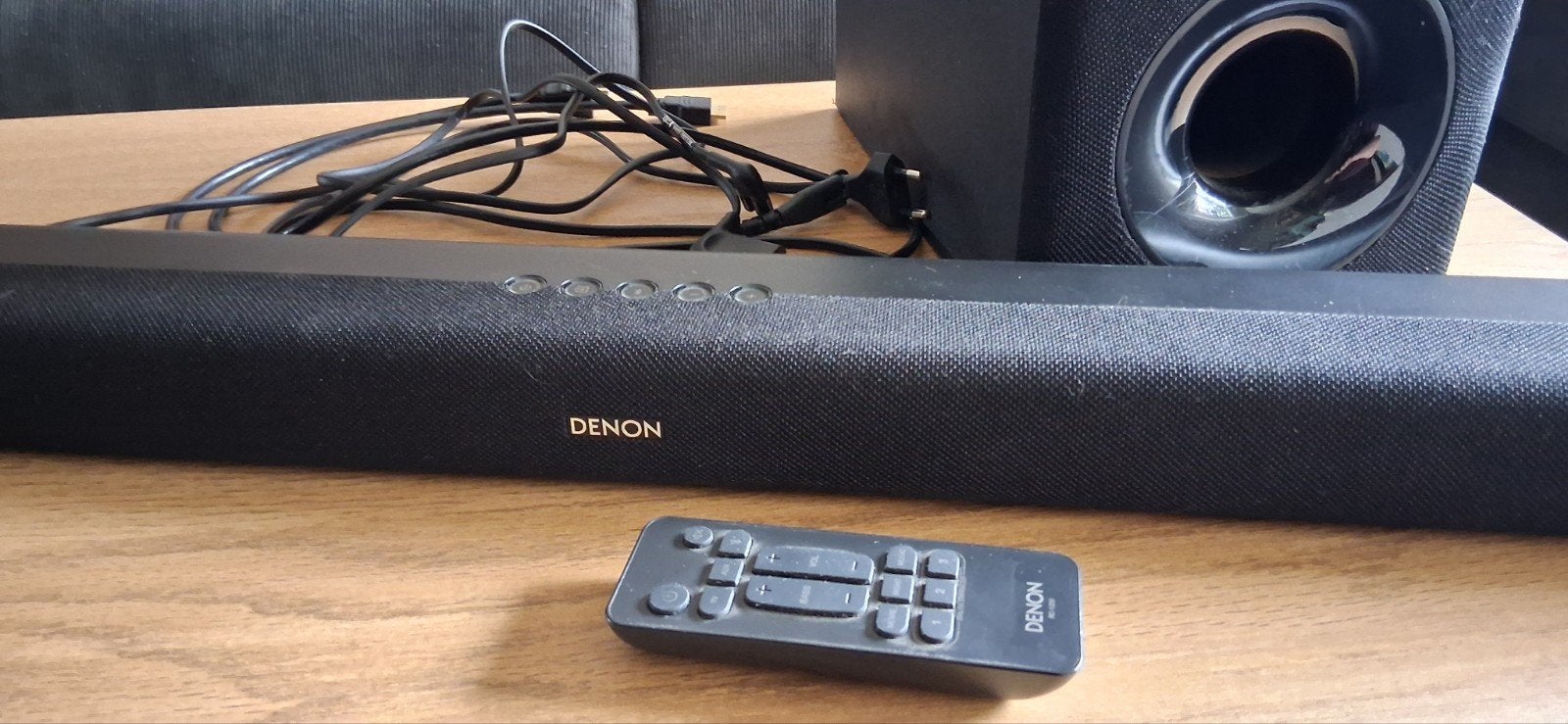 Denon DHT-S316 Soundbar met draadloze subwoofer, Ophalen of Verzenden, Met externe subwoofer, Zo goed als nieuw