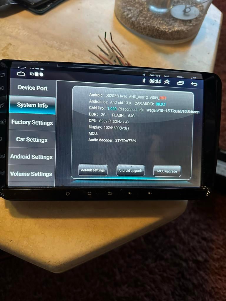 Car display for VW passat met carplay, Ophalen of Verzenden, Zo goed als nieuw