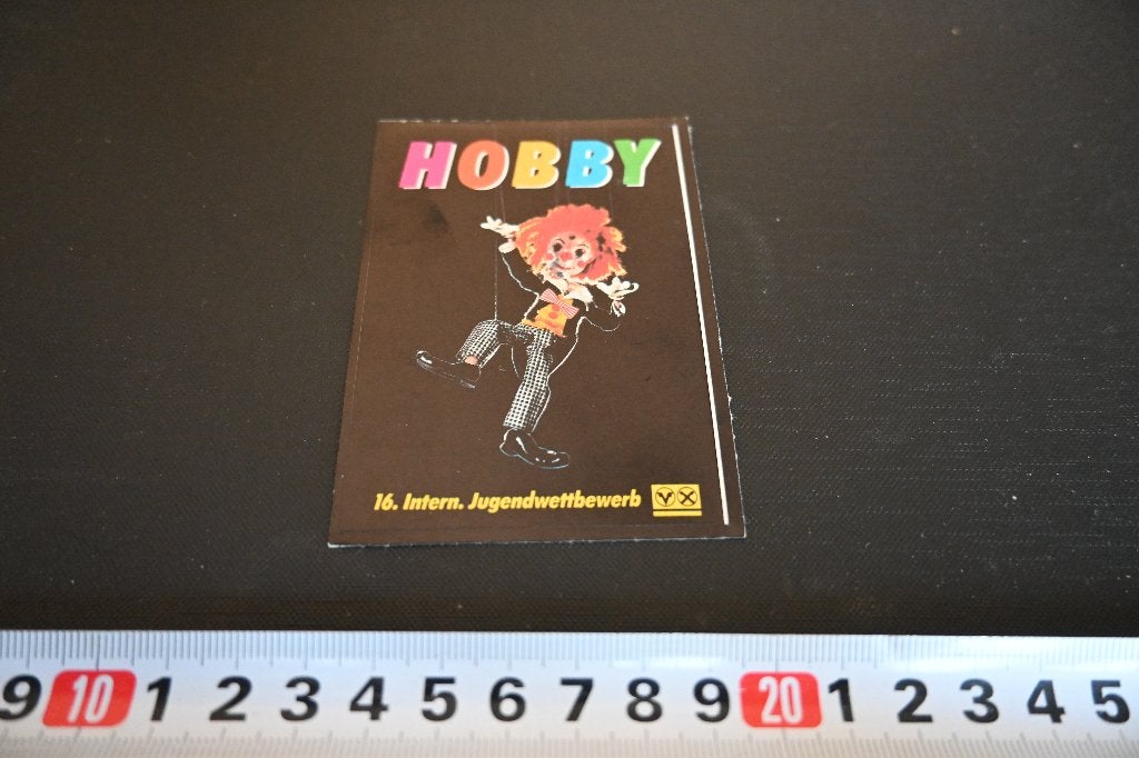 sticker HOBBY 16 Intern Jugendwettbewerb, Ophalen, Zo goed als nieuw