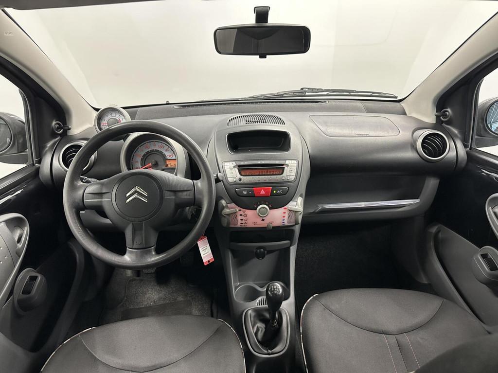 Citroen C1 1.0-12V Ambiance 5 DEURS ELEKTRISCHE RAMEN., Voorwielaandrijving, Stof, Gebruikt, Met garantie (alle)
