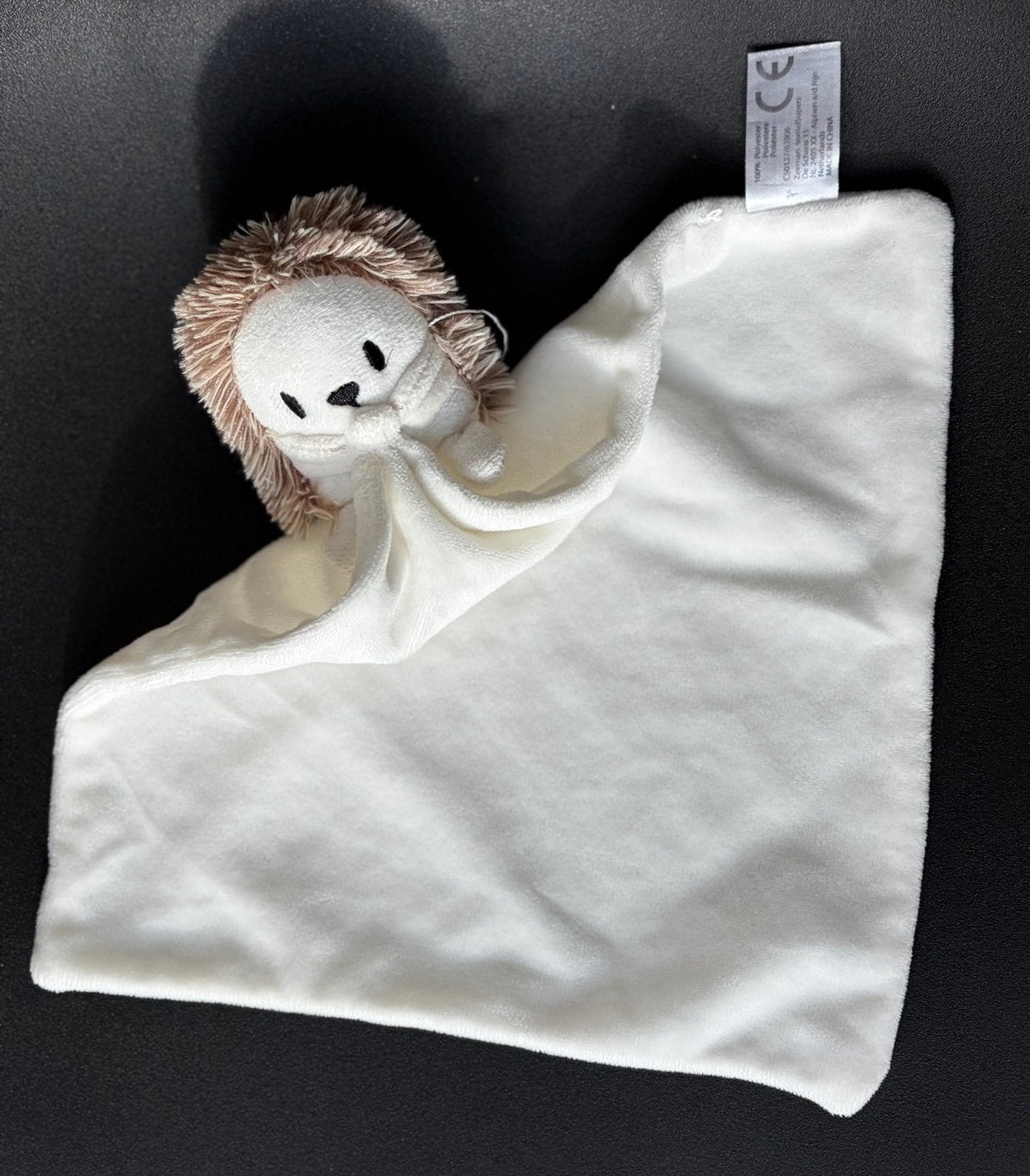 Zeeman egel knuffeldoekje, Gebruikt, Overige merken, Ophalen of Verzenden, Klein (minder dan 20 cm)