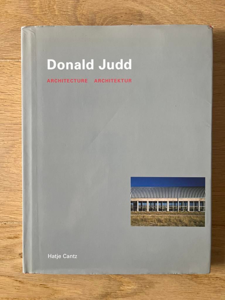Donald Judd Architecture, Ophalen of Verzenden, Zo goed als nieuw, Architecten