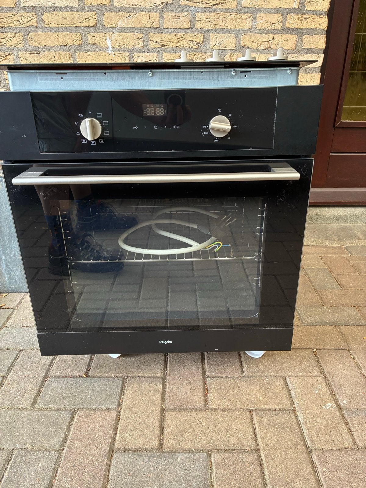 Pelgrim Inbouw Oven met Keramische Kookplaat - Zo goed als n, Ophalen, Hete lucht, 60 cm of meer, Keramisch