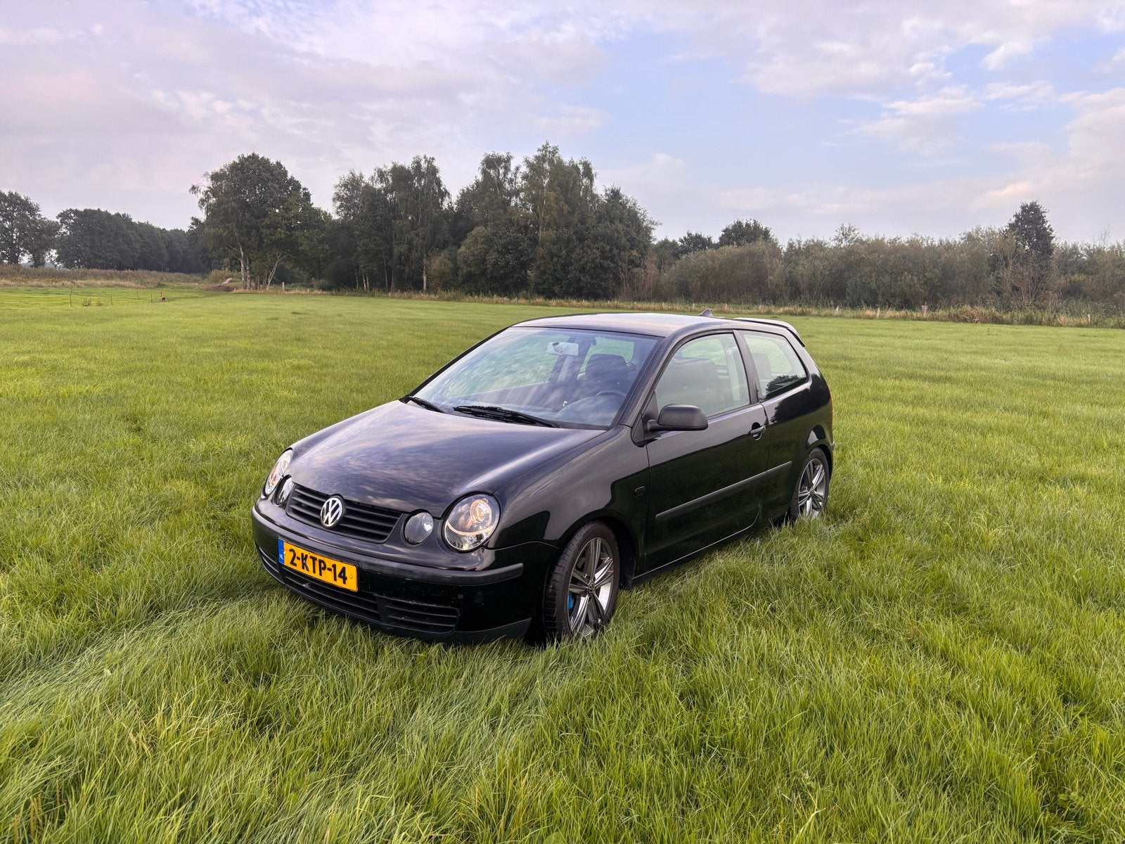 Volkswagen 2004 Zwart, Auto's, 970 kg, 1198 cc, Zwart, Particulier