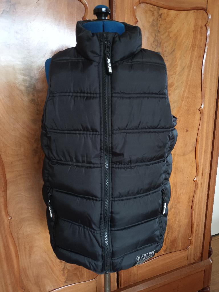 body warmer maat 134/140 zwart en legerkleur, Kinderen en Baby's, Kinderkleding | Maat 134, Chapter Young, Ophalen of Verzenden