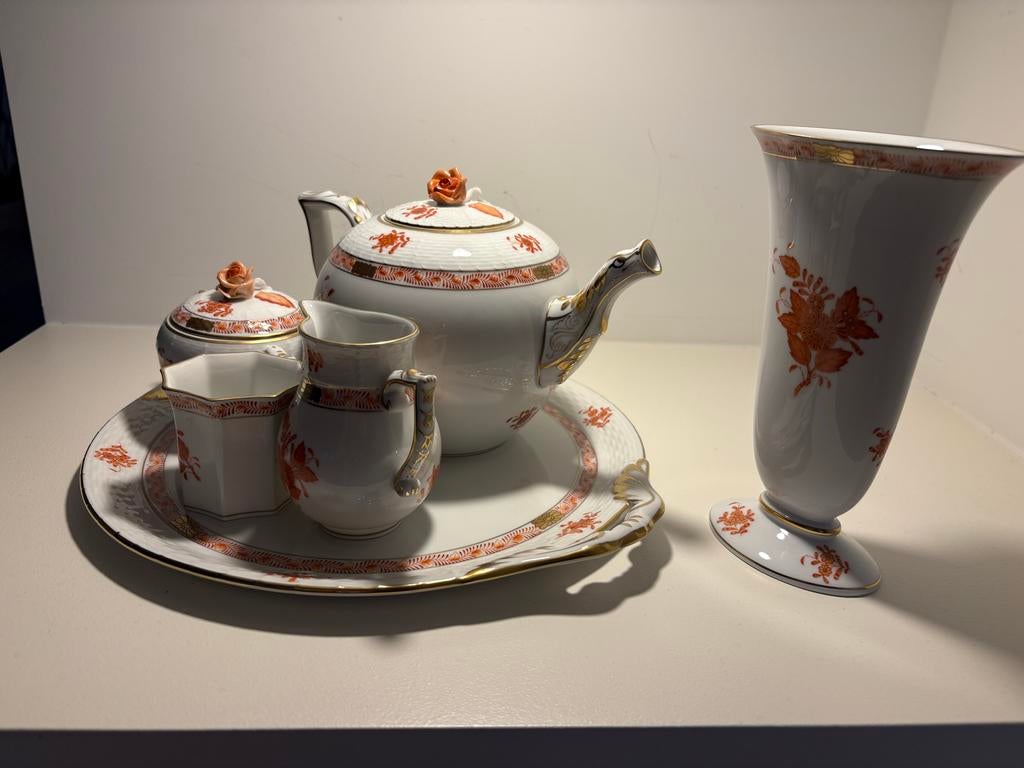 Herend Hongaars porselein koffie-/theeservies 6-delig, Ophalen