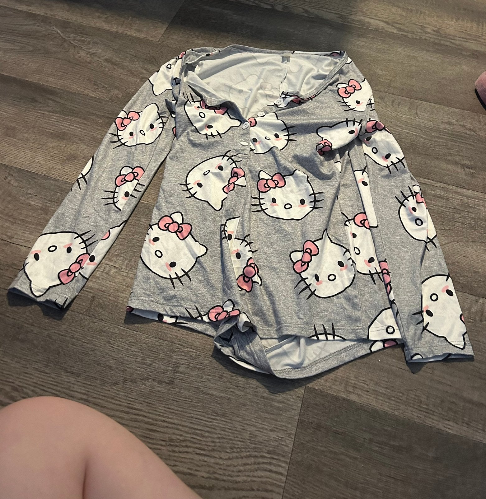 Hello Kitty pyjama grijs, maat M, Kleding | Dames, Ophalen of Verzenden, Nieuw, Maat 38/40 (M)