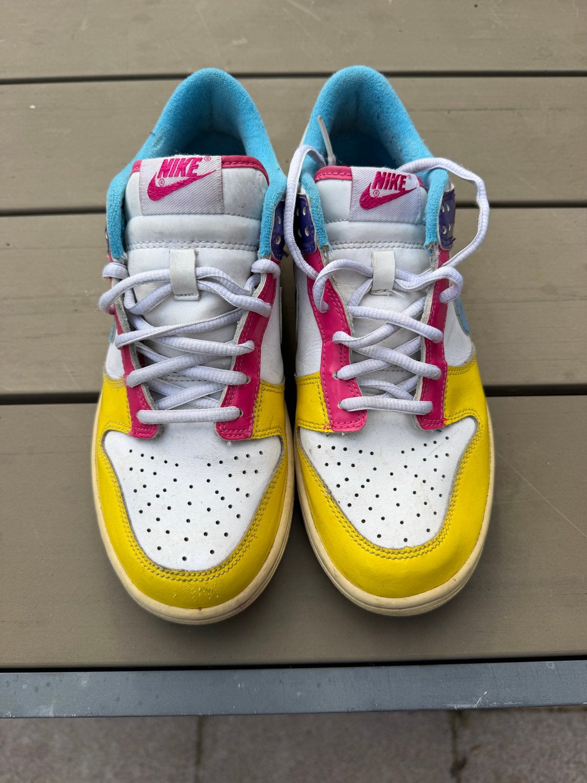 Nike Dunk Low 'Viotech' (2002) - Maat 40, Ophalen of Verzenden, Gedragen, Overige kleuren, Sneakers of Gympen