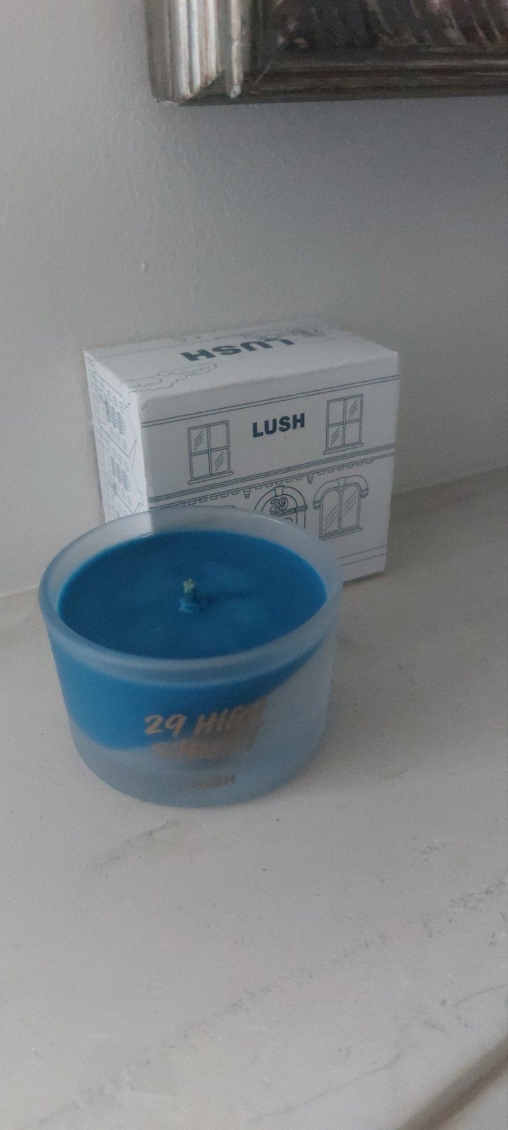 LUSH 29 High Street Scented Candle, Overige materialen, Blauw, Nieuw, Ophalen of Verzenden
