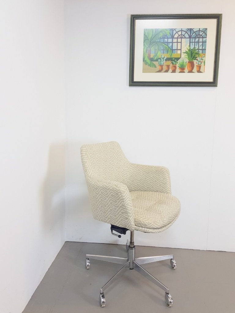 Postmodern geborduurde cactuskas in lijst bohemien kleurrijk, 69 cm, Gebruikt, 54 cm, Meerkleurig