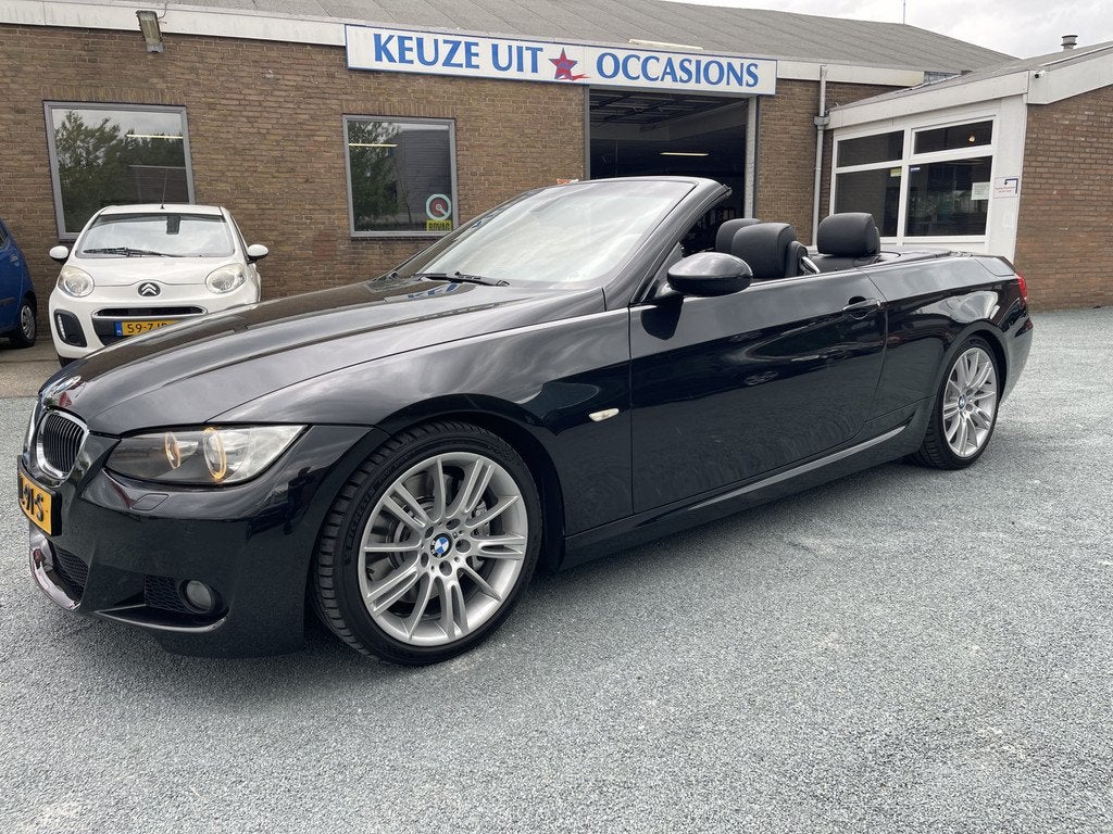 BMW 3 Serie Cabrio 335i High Executive Cabriolet M-Style pak, Auto's, BMW, Achterwielaandrijving, Gebruikt, Zwart, Cabriolet