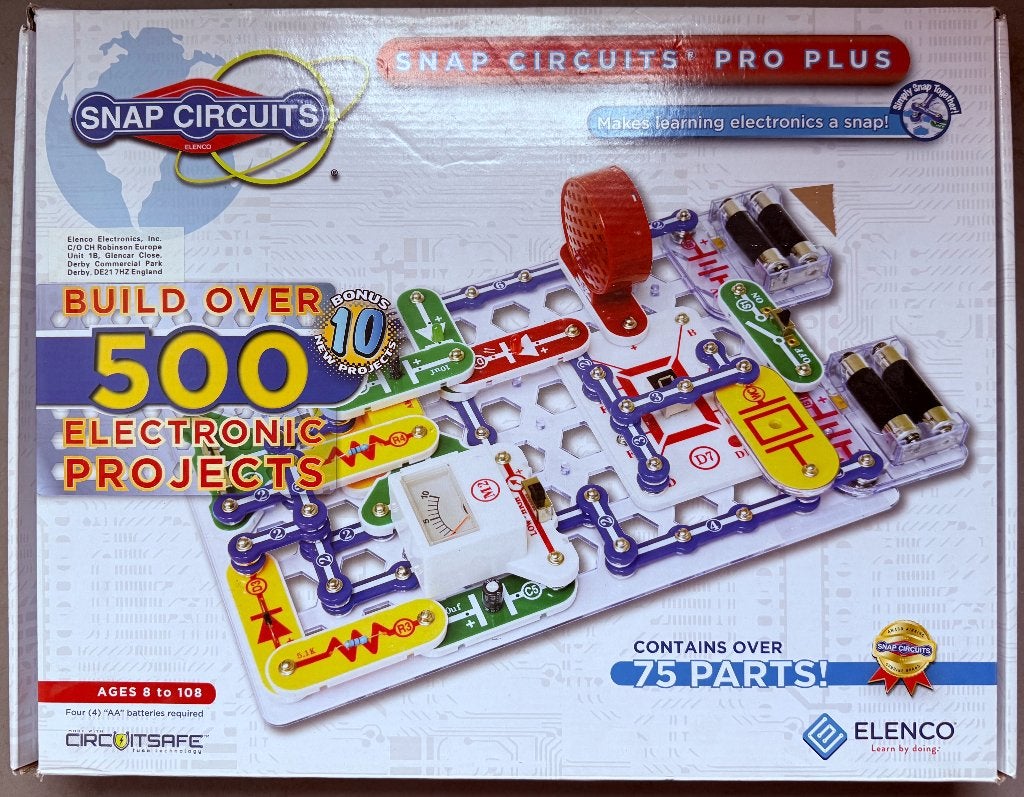 Snap Circuits Pro Plus SC-510 elektronica bouwdoos, Ophalen, Zo goed als nieuw, Elektronica, Met licht