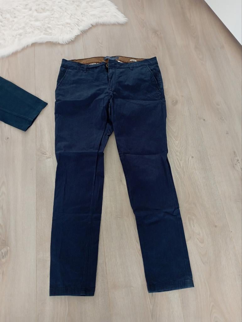 Zara chino heren blauw, Ophalen of Verzenden, Zo goed als nieuw