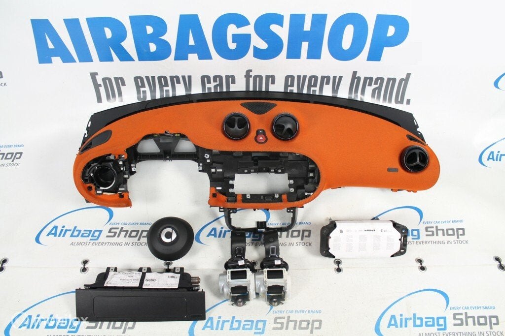 Airbag set - Dashboard oranje Smart Fortwo Forfour 453 (2014
