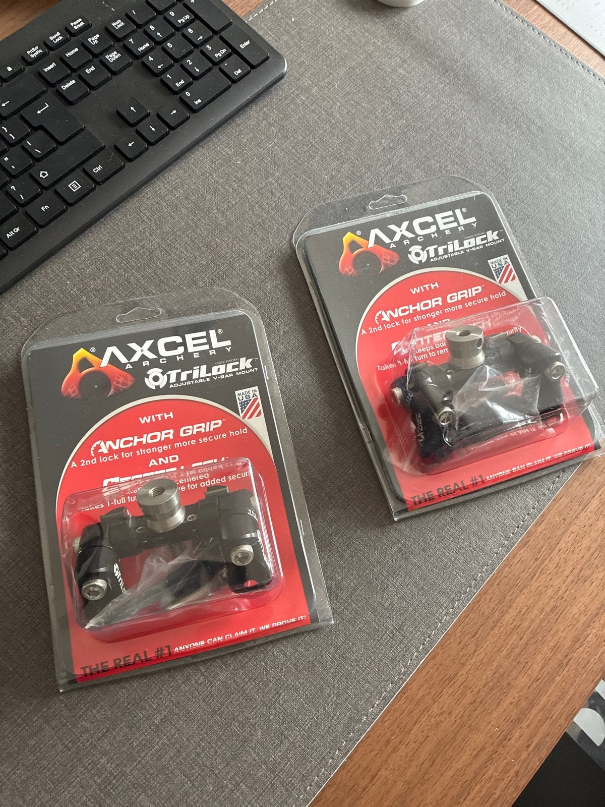 Axcel TriLock verstelbare V-bar mount (2 stuks), Ophalen of Verzenden, Nieuw