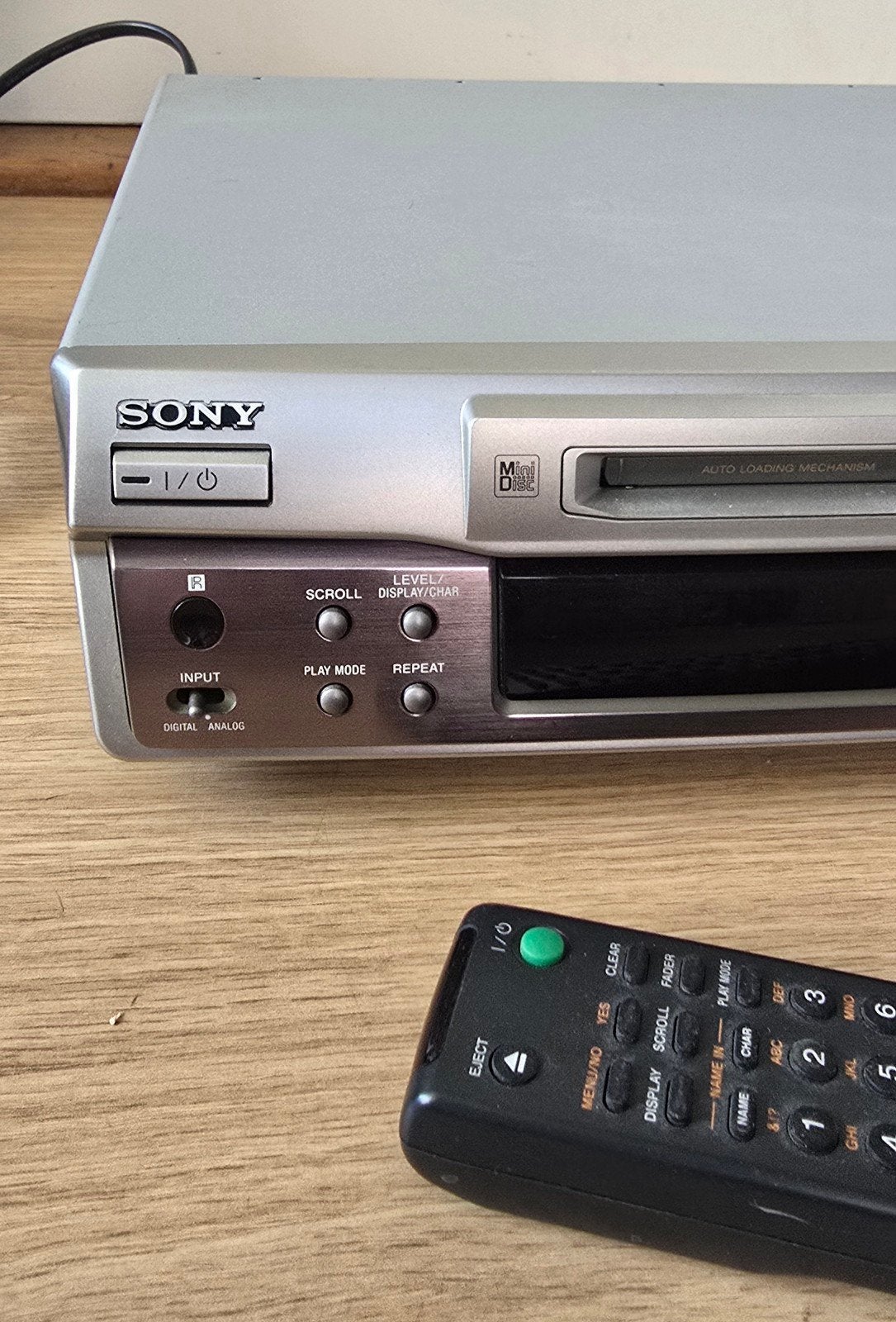 Sony MDS-S40 Minidisc Deck - Zonder afstandsbediening, Audio, Tv en Foto, Walkmans, Discmans en Minidiscspelers, Ophalen, Minidisc-recorder